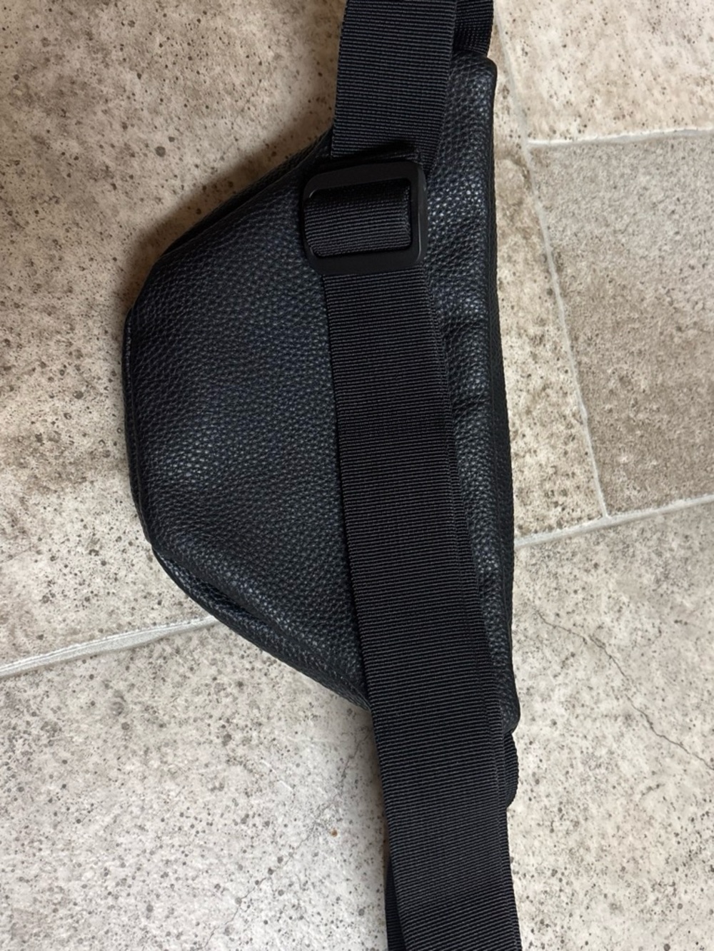 Pandora Black Textured Belt Bag